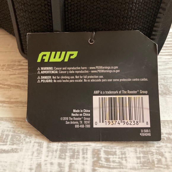 AWP Black TACTICAL POLY BELT ADJUSTABLE Up To 50 Inch Quick Release Buckle Work - Picture 6 of 6